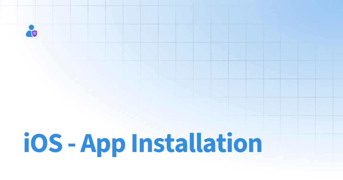 iOS - App Installation | Secure Contacts App (SCA)