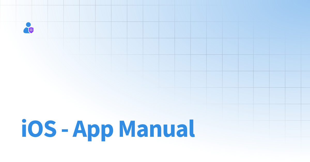 iOS - App Manual | Secure Contacts App (SCA)