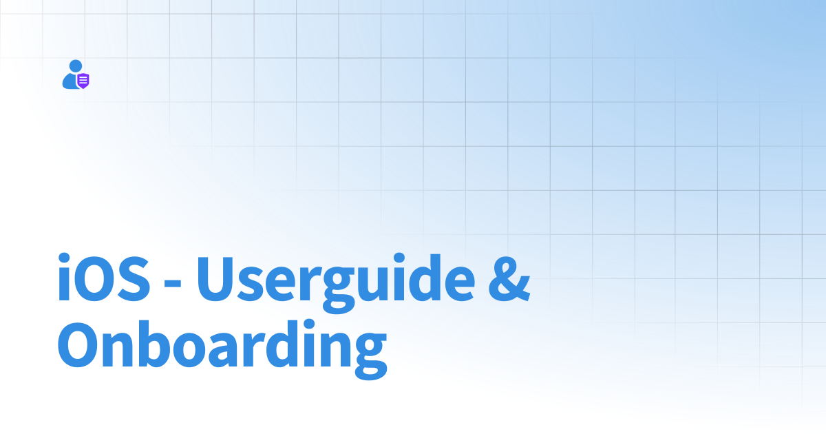 iOS - Userguide & Onboarding | Secure Contacts App (SCA)